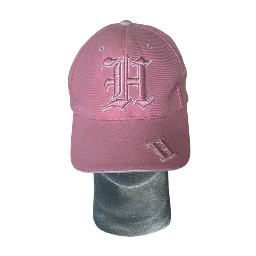 Women’s Pink Baseball Hat With Embroidered H